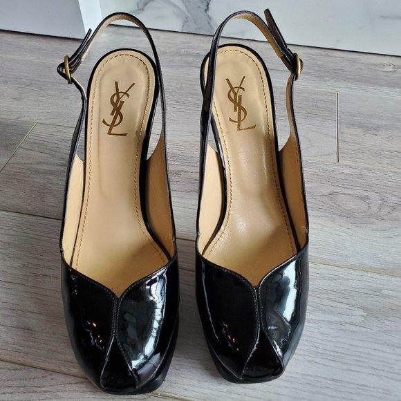 Yves Saint Laurent Tribute Heel Slingback - Picture 1 of 4